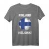 Helsinki Finnland Retro Vintage Flaggen T-Shirt – Patriotisches Souvenir für Finnland-Fans, Sportenthusiasten & Reisende