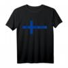 Cooles Finnland Flagge T-Shirt – Unterstütze die finnische Nationalmannschaft bei Fußball, Eishockey & mehr