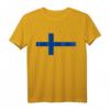 Cooles Finnland Flagge T-Shirt – Unterstütze die finnische Nationalmannschaft bei Fußball, Eishockey & mehr