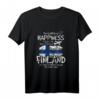 Finnland Flaggen T-Shirt Lustiges Geschenk für Finnen – Perfekt für Geburtstag, Urlaub & Heimatliebe