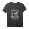 Finnland Flaggen T-Shirt Lustiges Geschenk für Finnen – Perfekt für Geburtstag, Urlaub & Heimatliebe