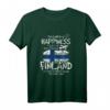 Finnland Flaggen T-Shirt Lustiges Geschenk für Finnen – Perfekt für Geburtstag, Urlaub & Heimatliebe