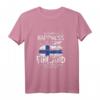 Finnland Flaggen T-Shirt Lustiges Geschenk für Finnen – Perfekt für Geburtstag, Urlaub & Heimatliebe