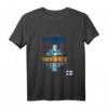 Helsinki Finnland Flagge T-Shirt - Klassisch geschnitten, doppelt genähter Saum, ideal für Finnland-Fans und Reisende