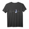 Finnland Suomi Herzschlag T-Shirt – Liebe für Finnland, Skandinavien & Nordlichter, ideales Geschenk für Freunde und Familie