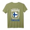 Ich brauche keine Therapie Ich muss nur nach Finnland T-Shirt - Lustiges Souvenir für Finnland-Urlauber & Skandinavien-Fans