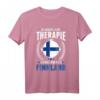 Ich brauche keine Therapie Ich muss nur nach Finnland T-Shirt - Lustiges Souvenir für Finnland-Urlauber & Skandinavien-Fans
