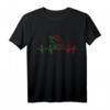 Elch Herzschlag T-Shirt für Finnland & Norwegen Fans – Skandinavisches Tier-Design, Perfekt als Geschenk zu Weihnachten & Geburtstag