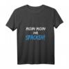 Damen Moin Moin ihr Spacken Begrüßung Nordsee Ostsee T-Shirt mit V-Ausschnitt – Originelles Geschenk für Norddeutsche & Küstenliebhaber