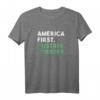 America First Austria Förster T-Shirt – Lustiges Waldmensch Geschenk für Förster, Natur- und Waldliebhaber in Österreich