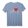 Frankfurt Skyline Herzschlag Fan T-Shirt – Ich Liebe Frankfurt Am Main als Geschenk für Frankfurt-Liebhaber und Fans der Skyline