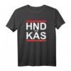 Handkäs HND KÄS Apfelwein Bembel Hessen Lustiges Spaß T-Shirt - Regionale Geschenkidee für Hessen-Liebhaber, Vatertag, Weihnachten & Geburtstag