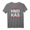 Handkäs HND KÄS Apfelwein Bembel Hessen Lustiges Spaß T-Shirt - Regionale Geschenkidee für Hessen-Liebhaber, Vatertag, Weihnachten & Geburtstag