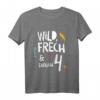 Kinder Wild, Frech & endlich 4 - Buntes Geburtstags-T-Shirt für den 4. Geburtstag, tolles Geschenk für Jungen und Mädchen