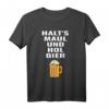 Halts Maul und Hol Bier T-Shirt - Witziges Saufshirt mit frechem Spruch, Perfektes Geschenk für Männer