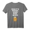 Halts Maul und Hol Bier T-Shirt - Witziges Saufshirt mit frechem Spruch, Perfektes Geschenk für Männer