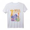 Kinder Wild Frech und Endlich 1 Jahr Tiere - Lustiges Geburtstags T-Shirt für den ersten Geburtstag von Sohn oder Tochter