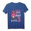 Kinder Wild, Frech und endlich 3 Jahre Eulen T-Shirt – Lustiges Geburtstagsgeschenk für 3-jährige Mädchen, perfekt für Eulen-Fans