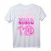 Frech Wild und schon 18 Jahre Pferd Pony T-Shirt – Perfektes Geburtstagsgeschenk für Pferdemädchen & Reiterinnen zum 18. Geburtstag