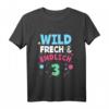 Kinder 3. Geburtstag T-Shirt - Wild & Frech, Perfekt für Jungen & Mädchen, Geburtstagsparty Outfit