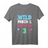 Kinder 3. Geburtstag T-Shirt - Wild & Frech, Perfekt für Jungen & Mädchen, Geburtstagsparty Outfit