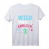 Kinder 3. Geburtstag T-Shirt - Wild & Frech, Perfekt für Jungen & Mädchen, Geburtstagsparty Outfit