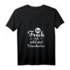 Damen Motivation Spruch Hoffnung HapPanda T-Shirt mit V-Ausschnitt - Lustiges Geschenk für Familie & Freunde