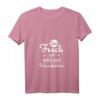 Damen Motivation Spruch Hoffnung HapPanda T-Shirt mit V-Ausschnitt - Lustiges Geschenk für Familie & Freunde