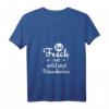 Damen Motivation Spruch Hoffnung HapPanda T-Shirt mit V-Ausschnitt - Lustiges Geschenk für Familie & Freunde