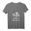 Damen Motivation Spruch Hoffnung HapPanda T-Shirt mit V-Ausschnitt - Lustiges Geschenk für Familie & Freunde
