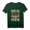 Kinder Wild Frech & Endlich 2 Jahre Zoo Geburtstagsshirt – Lustiges Geschenk für Zweijährige, Jungen und Mädchen