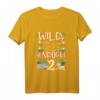 Kinder Wild Frech & Endlich 2 Jahre Zoo Geburtstagsshirt – Lustiges Geschenk für Zweijährige, Jungen und Mädchen
