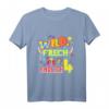 Kinder Wild Frech & Endlich 4 Jahre Alt Geburtstagsshirt - Lustiges Geburtstagsmotiv für Mädchen und Jungen
