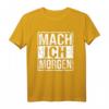 Morgenmuffel Wochenende Faul Frech Kollege Mach Ich Morgen T-Shirt – Lustiges Geschenk für Humorvolle, Büro und Freizeit
