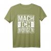 Morgenmuffel Wochenende Faul Frech Kollege Mach Ich Morgen T-Shirt – Lustiges Geschenk für Humorvolle, Büro und Freizeit