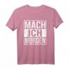 Morgenmuffel Wochenende Faul Frech Kollege Mach Ich Morgen T-Shirt – Lustiges Geschenk für Humorvolle, Büro und Freizeit