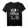 Kinder Wild, Frech & endlich 10. Geburtstag T-Shirt – Buntes Geburtstags-Shirt für Jungen und Mädchen zum 10. Geburtstag, perfektes Geschenk