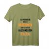 Damen Komme nach Papa Design für freche Kinder T-Shirt mit V-Ausschnitt – Lustiges Geschenk für Geburtstag & Weihnachten