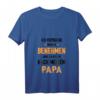 Damen Komme nach Papa Design für freche Kinder T-Shirt mit V-Ausschnitt – Lustiges Geschenk für Geburtstag & Weihnachten
