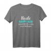 Heute Happy Aua einmal frech werden zwei Ohrfeigen T-Shirt – Lustiges, sarkastisches Motiv für Männer und Frauen als Geschenk für Freunde & Feierlichkeiten