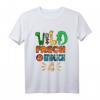Kinder Wild Frech Und Endlich 4 Jahre Geburtstagsshirt – Lustiges Tier-Motiv Geschenk für Mädchen & Jungen zum 4. Geburtstag