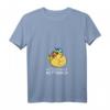 Damen & Herren Mittelfinger Mittwoch Gummiente T-Shirt mit V-Ausschnitt – Lustiges Badeente Design für Entenliebhaber und Gartenzwerg-Fans