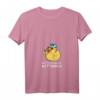 Damen & Herren Mittelfinger Mittwoch Gummiente T-Shirt mit V-Ausschnitt – Lustiges Badeente Design für Entenliebhaber und Gartenzwerg-Fans