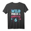 Kinder 6. Geburtstag T-Shirt für Jungen und Mädchen - Frech, Wild & Perfekt für die Geburtstagsparty