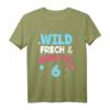Kinder 6. Geburtstag T-Shirt für Jungen und Mädchen - Frech, Wild & Perfekt für die Geburtstagsparty