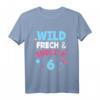 Kinder 6. Geburtstag T-Shirt für Jungen und Mädchen - Frech, Wild & Perfekt für die Geburtstagsparty