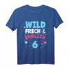 Kinder 6. Geburtstag T-Shirt für Jungen und Mädchen - Frech, Wild & Perfekt für die Geburtstagsparty