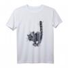 Freche Schwarze Katze T-Shirt mit Katzenmotiv für Katzenfreunde – Lustiges Comic-Design, Geschenkidee zum Geburtstag & Weihnachten