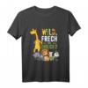 Kindergeburtstag T-Shirt für 2-Jährige - Wild, Frech & Endlich 2 mit Tieren für Jungen und Mädchen