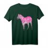Schönes Zebra Rosa Freches Kunst T-Shirt – Unisex Tiermotiv für Kinder, Jugendliche & Erwachsene, ideales Geschenk für Zebra- und Safari-Liebhaber